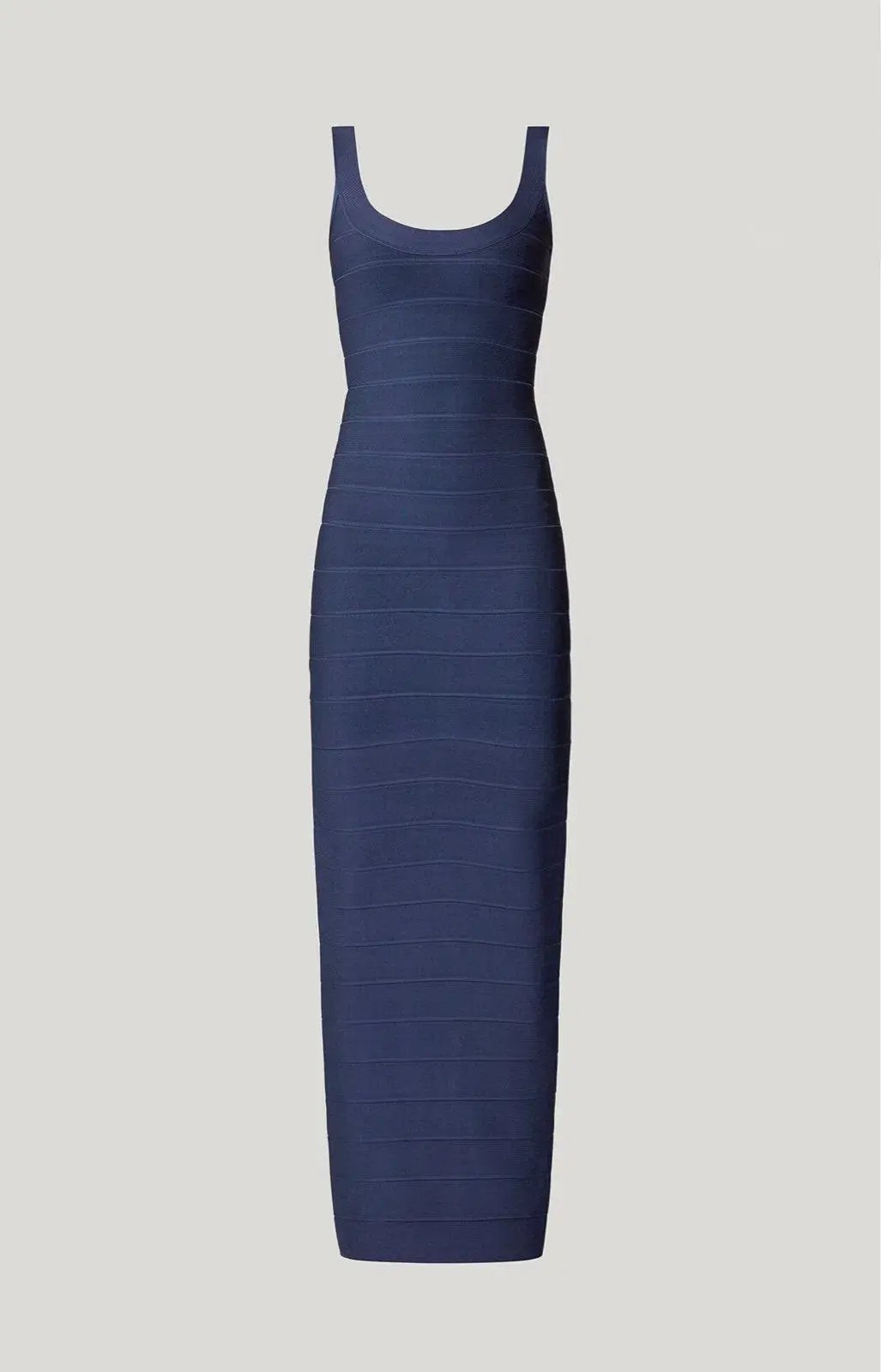 Herve Leger Navy Round Neck Gown Size XXS/AU 4 photo 4