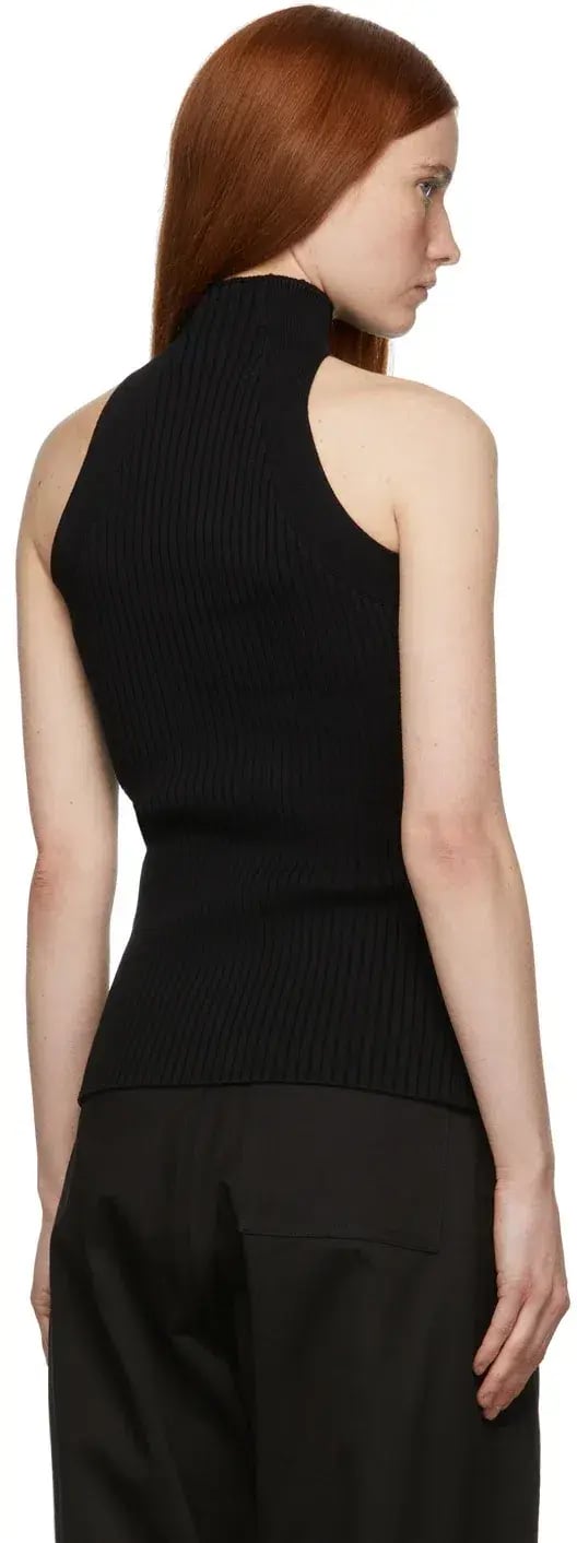 Dion Lee Muscular Twist Tank Black Size 6 photo 3