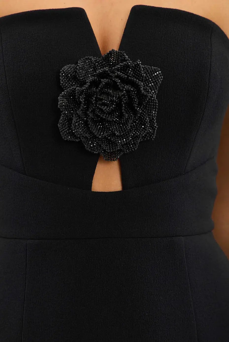Rebecca Vallance Aubree Midi Dress Black Size 8 photo 5