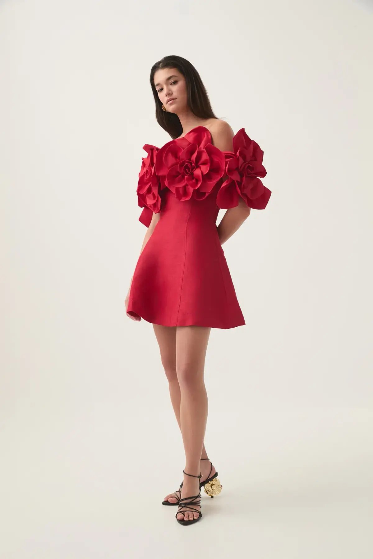 Aje Etta Mini Dress in Scarlet Red Size AU 10 photo 3