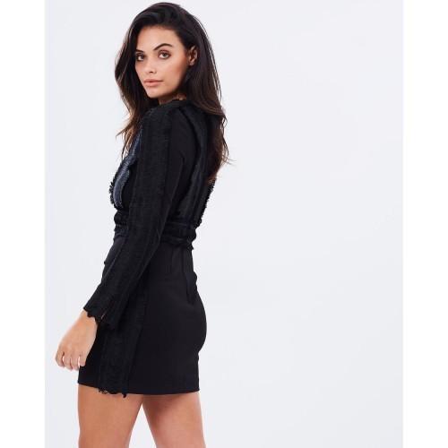 Mossman Reserving Judgements Dress Black Size 8 photo 3