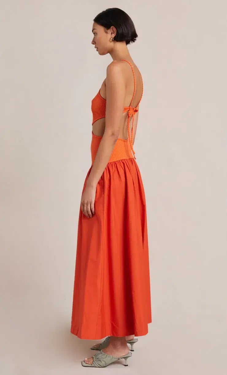 Bec & Bridge Ula Cut Out Maxi Dress Chilli Orange Size S / AU 8 photo 2