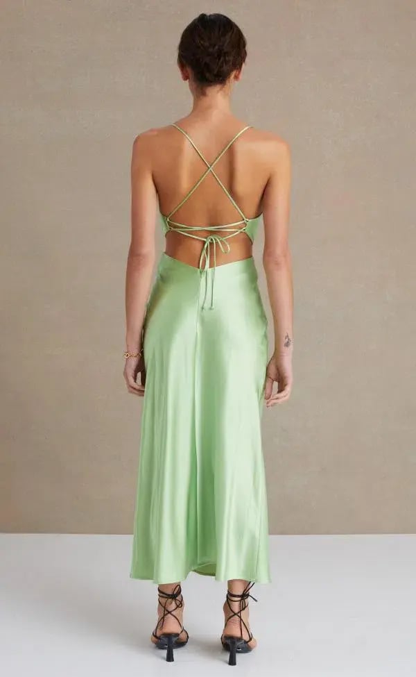 Bec & Bridge Raquel Dress Apple Green Size 8 photo 3
