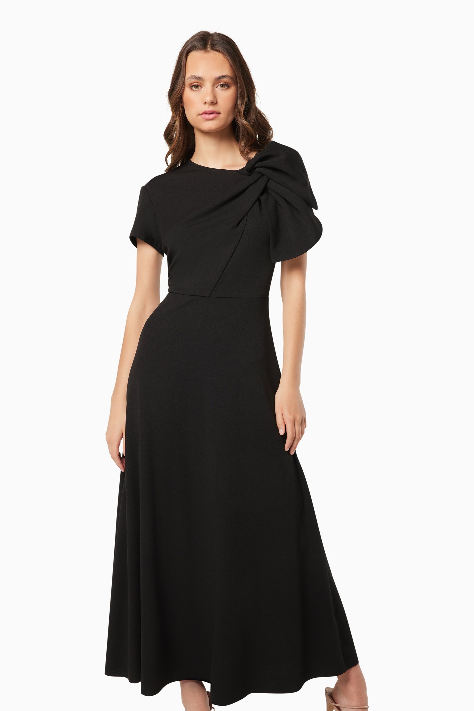 ELLIATT GALAXITE MAXI DRESS - BLACK photo 7