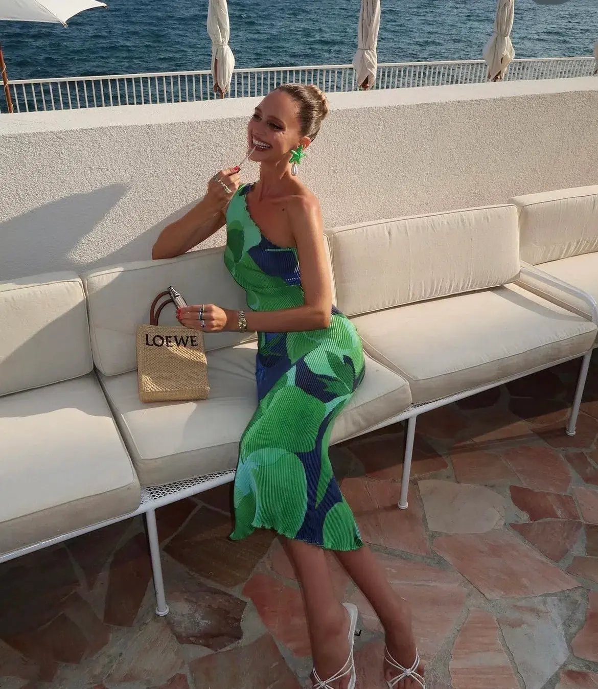 Lidee Naomi Gown Capri Green photo 4
