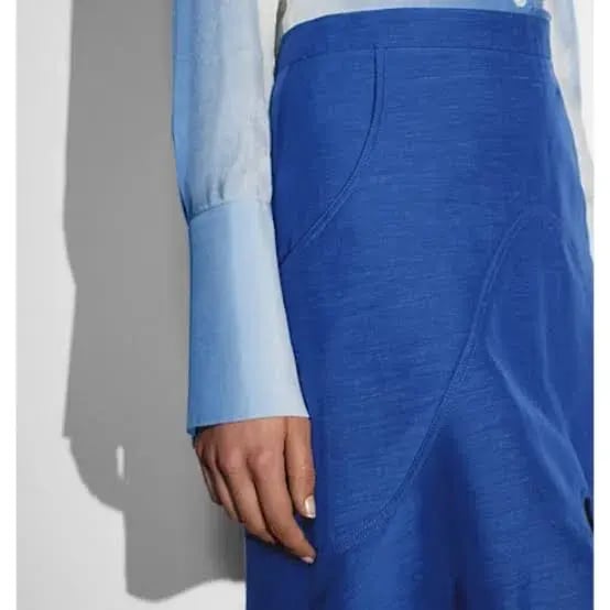 Witchery X Ellery A-line Mini Skirt Ultra Blue Size AU 14 photo 3