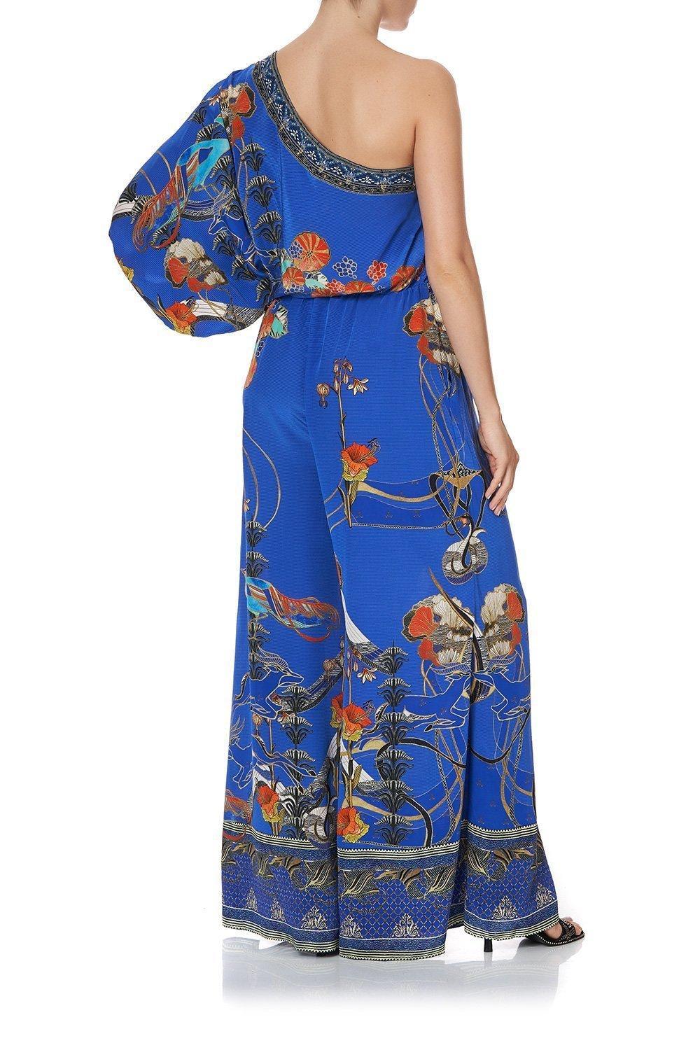 Camilla One Shoulder Flared Jumpsuit Tree of Life Size 10 photo 3