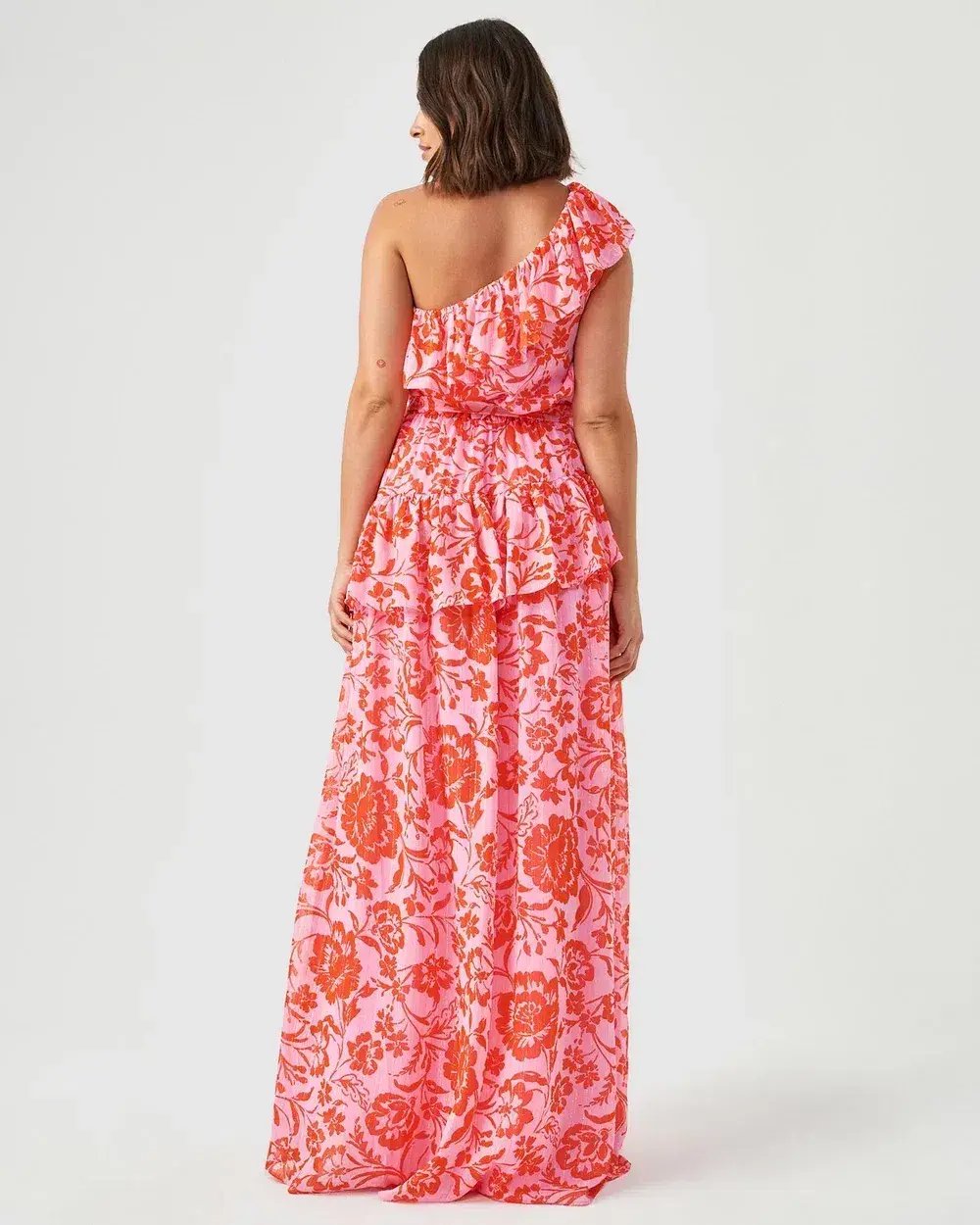 Tussah Odessa Maxi Dress Pink/Red Floral Size 12 photo 3