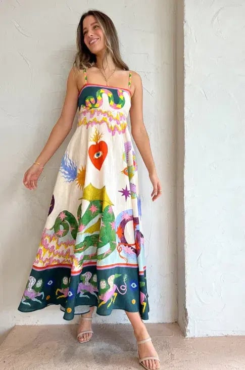 Alemais Seeker Sundress Multi Size AU 14 photo 2