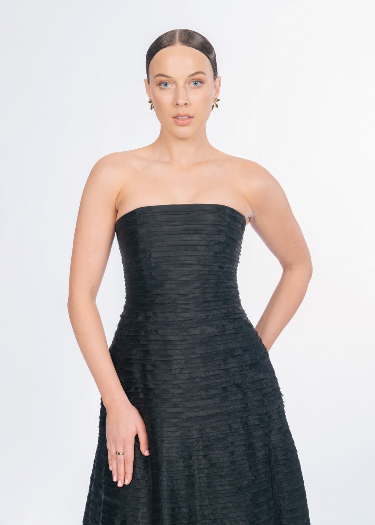 Soundscape Dress in Black photo 4