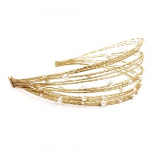 Unsigned Gold Pearl Headband photo 4