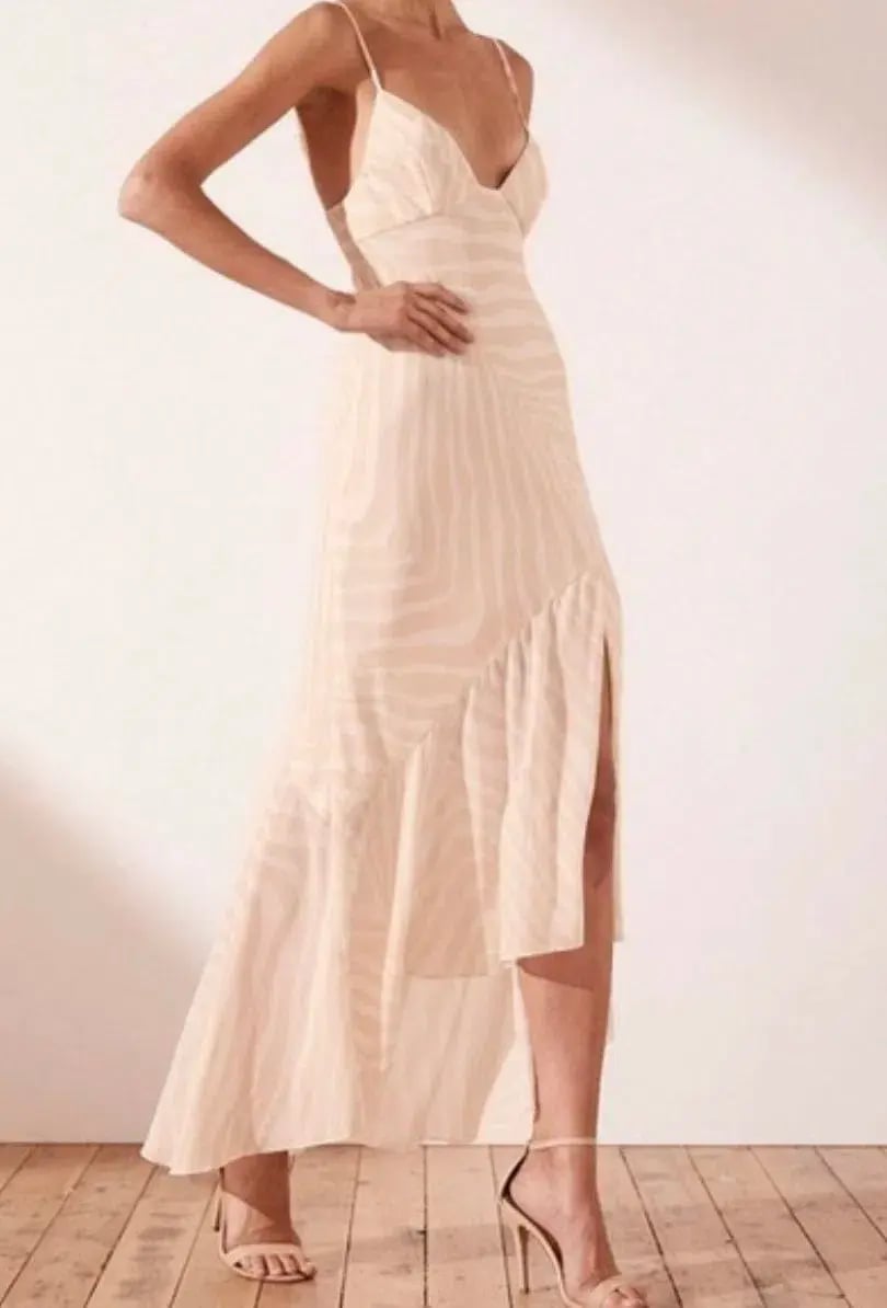 Shona Joy Fabiana Bias Cream Size AU 8 photo 2