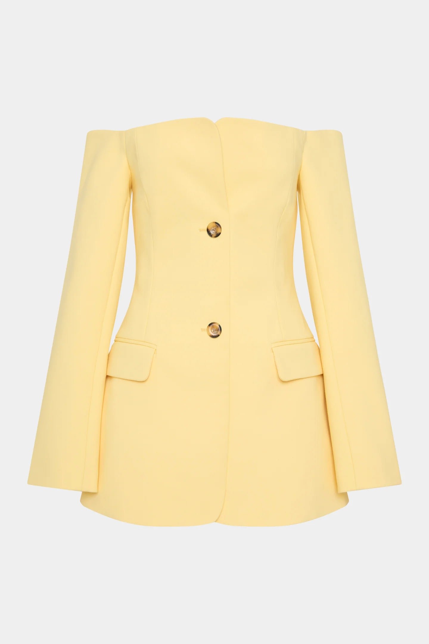 SIR THE LABEL SANDRINE TAILORED MINI DRESS - LIMONE photo 3