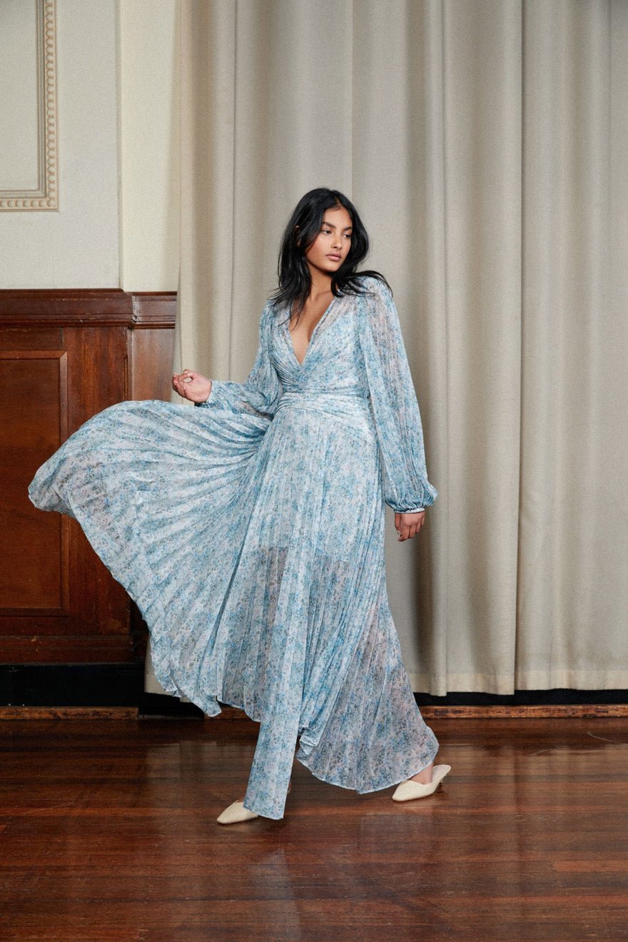 Acler Astone Dress - Blue Fields photo 3
