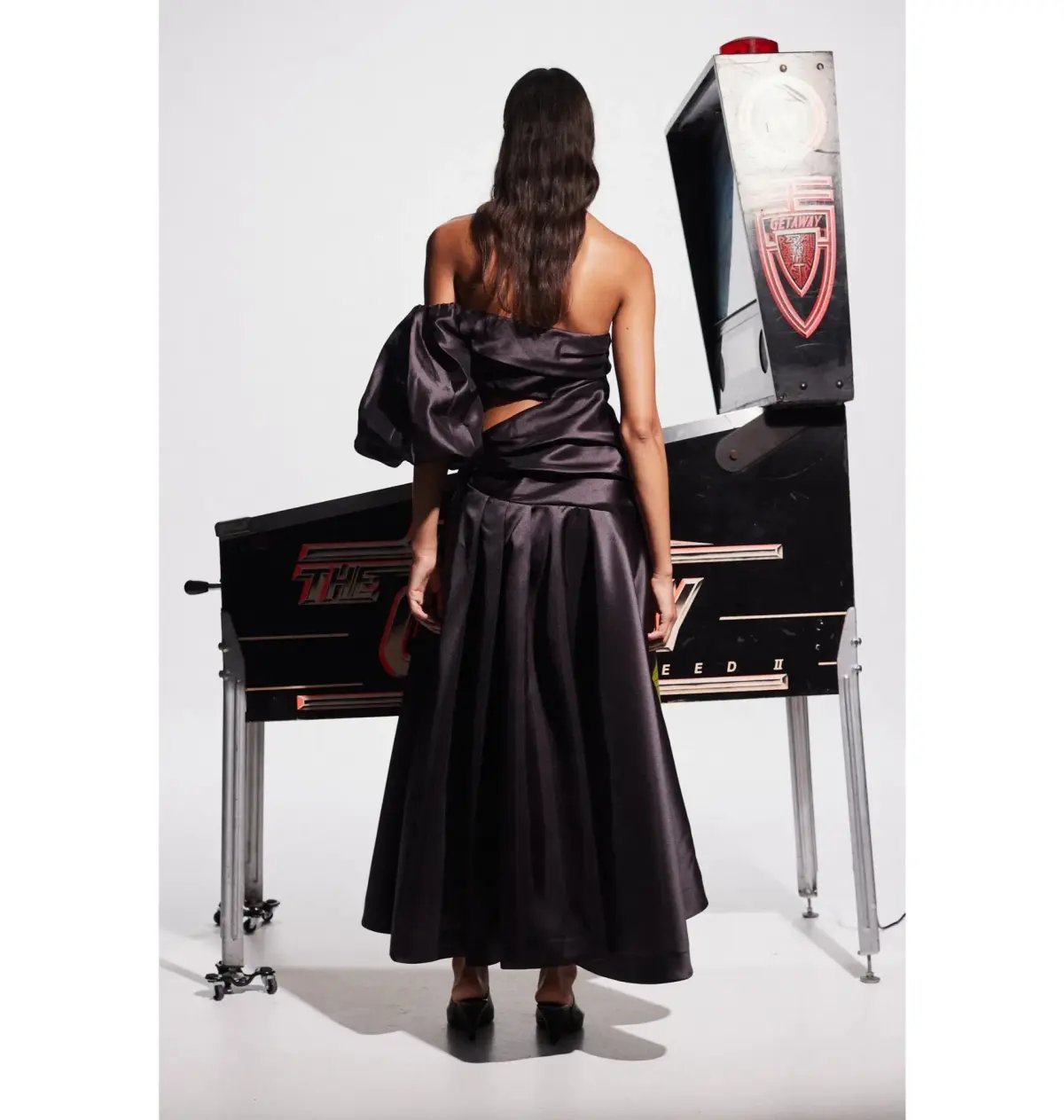 Alemais Regent Gown Noir Black Size AU 16 photo 3