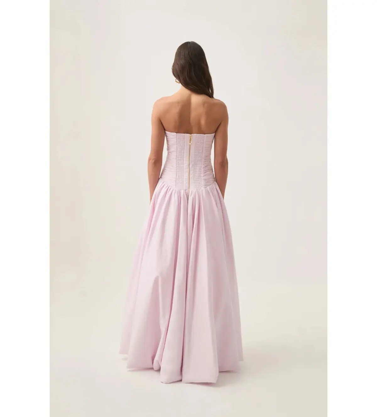Aje Violette Bubble Hem Maxi Dress Pastel Pink AU 10 photo 3
