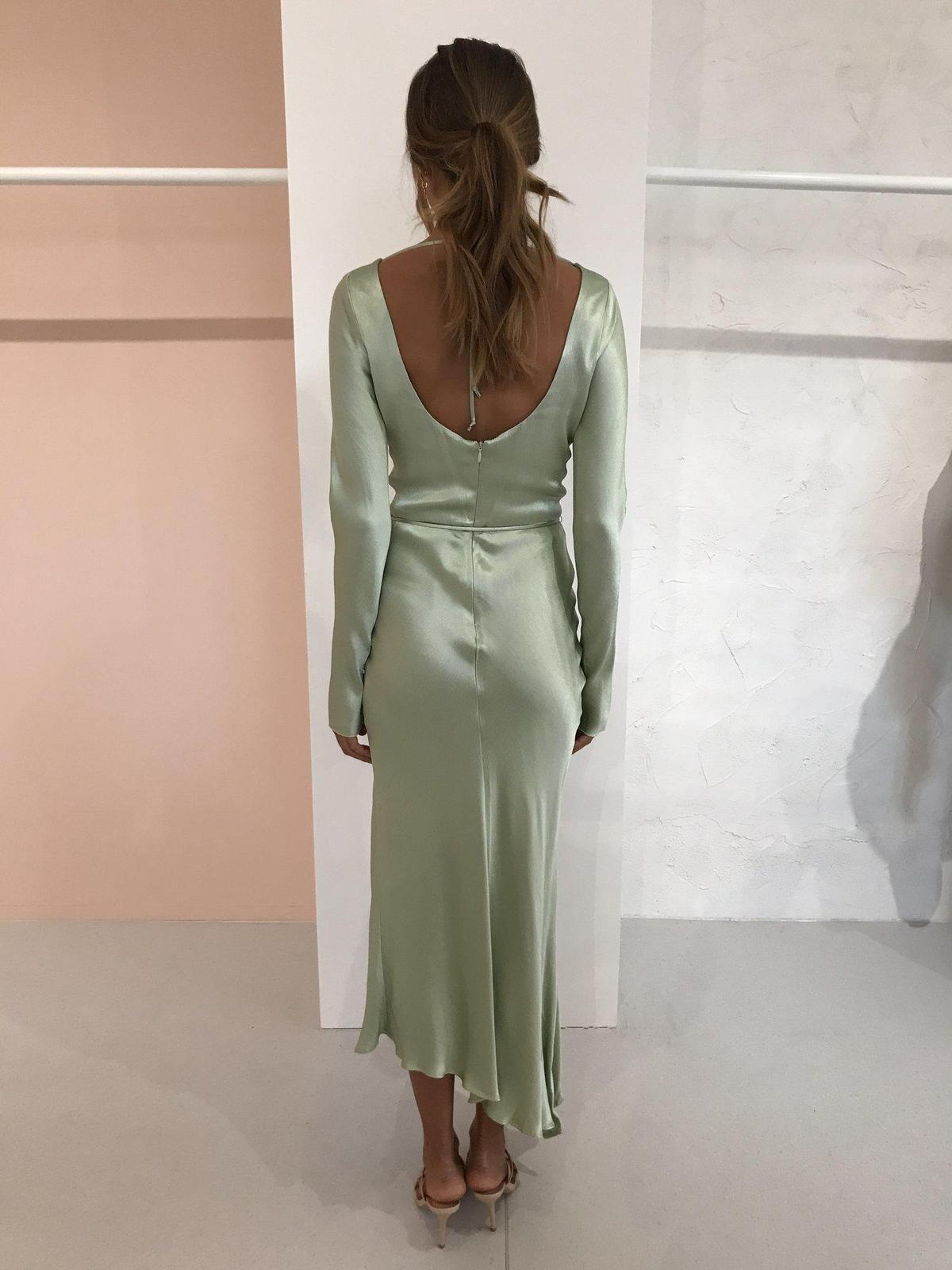 Bec & Bridge - Crest Long Sleeve Midi Dress (Peppermint) photo 3