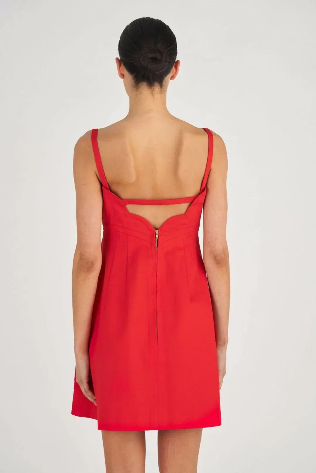 OROTON Red Short Scollop Dress Size AU10 US6 photo 2