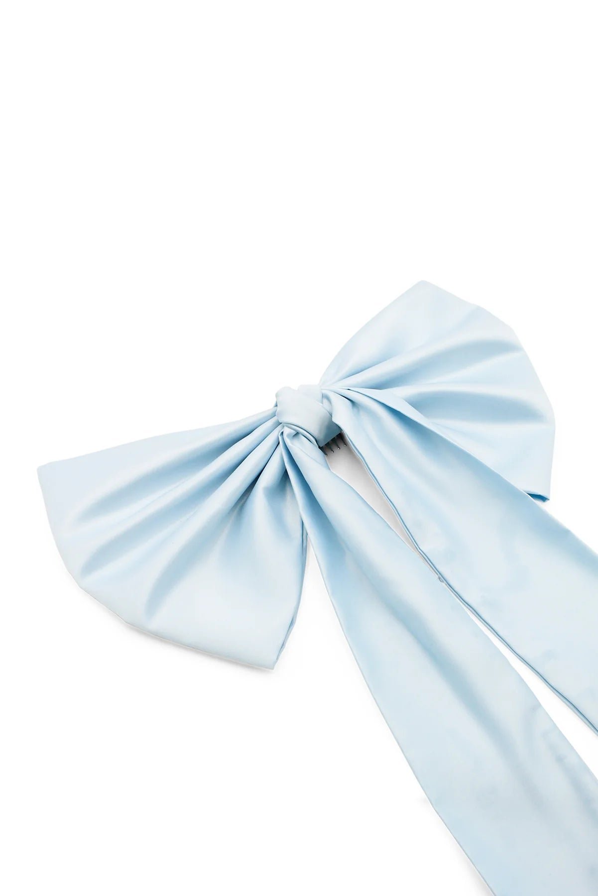 MORGAN & TAYLOR CARMEN OVERSIZED BOW - BLUE photo 5