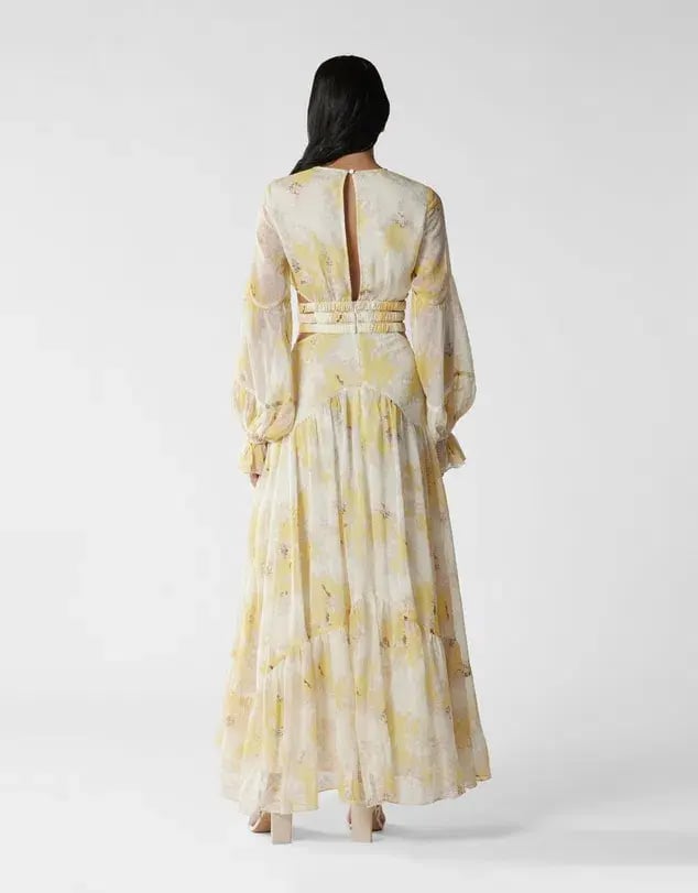 MVN La Lumber Maxi Dress Floral Print Size AU 10 photo 4