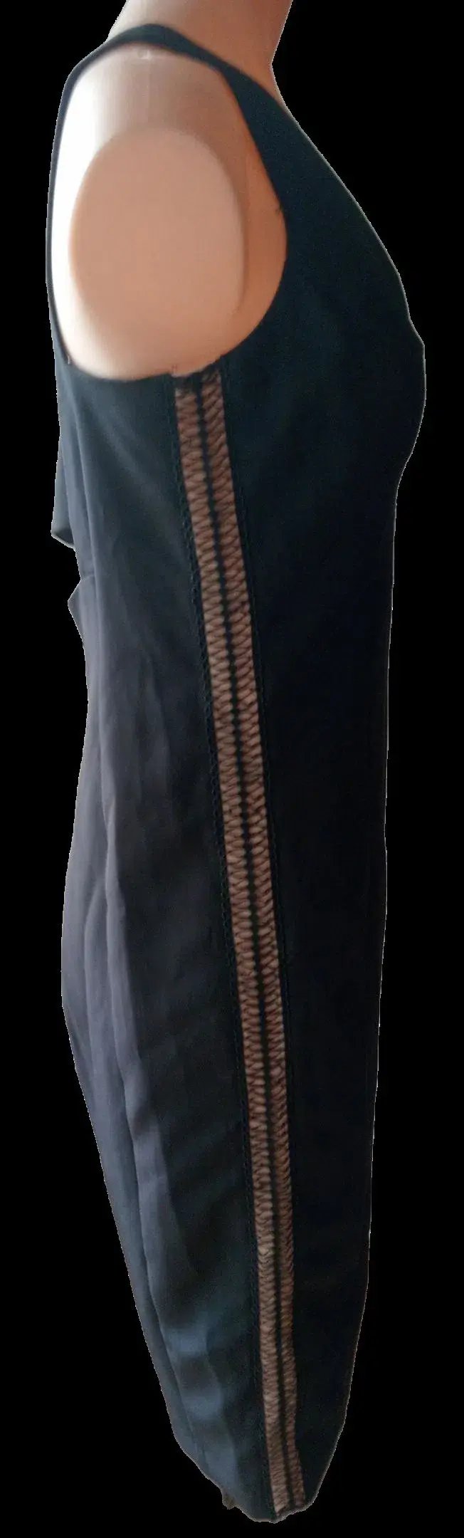 Bardot Bodycon Midi Dress Black Size 12 photo 8