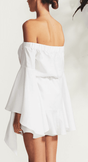Shona Joy Palma Mini Dress White Size 8 photo 3