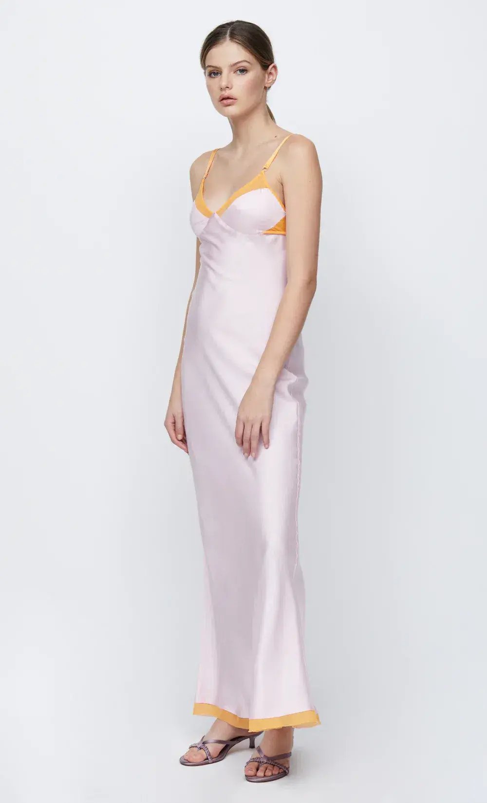 Bec & Bridge Joelle Maxi Dress In Quartz/Tangerine Size 8 photo 4