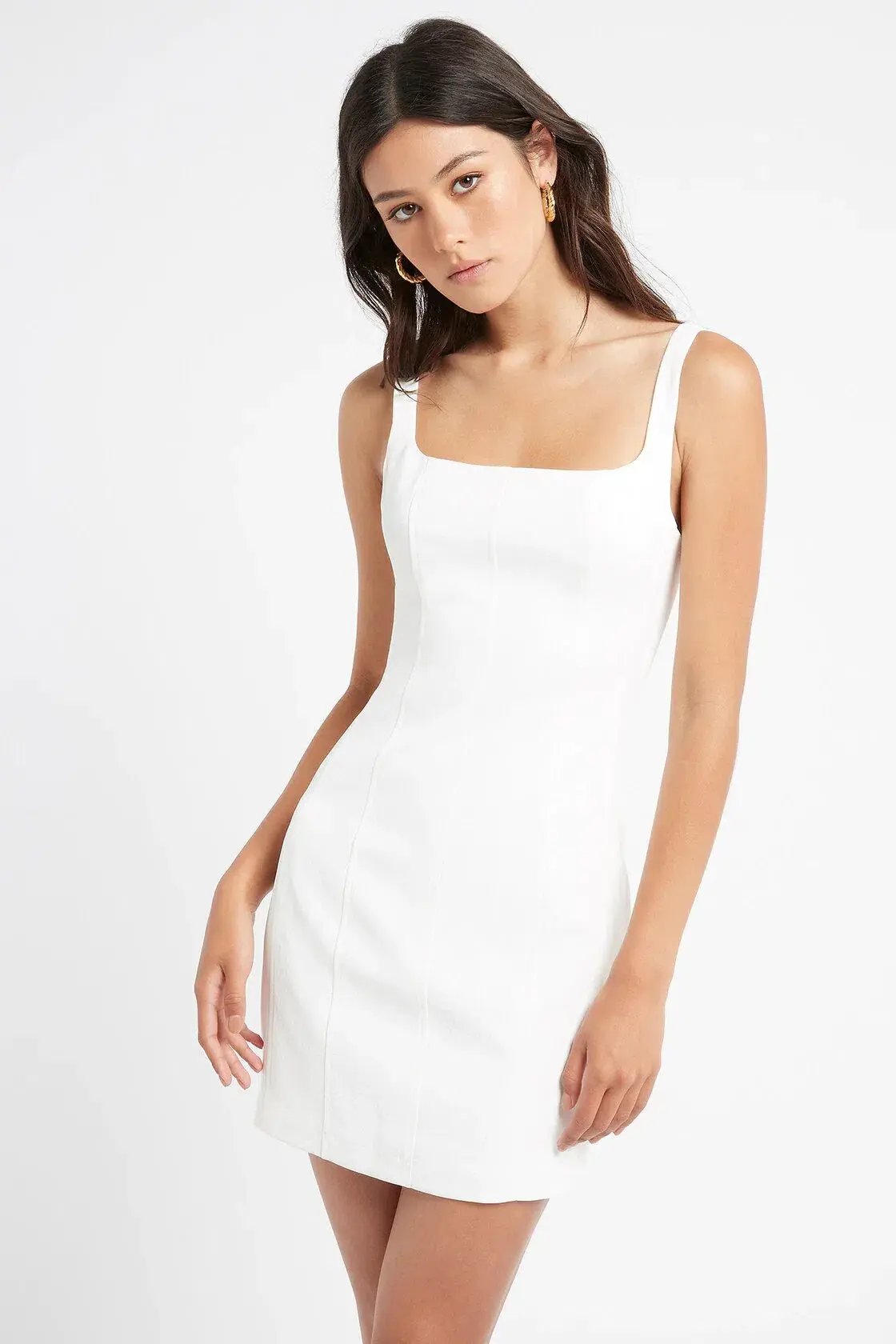 Kookai Oyster Bustier Dress  White Size 6 photo 2