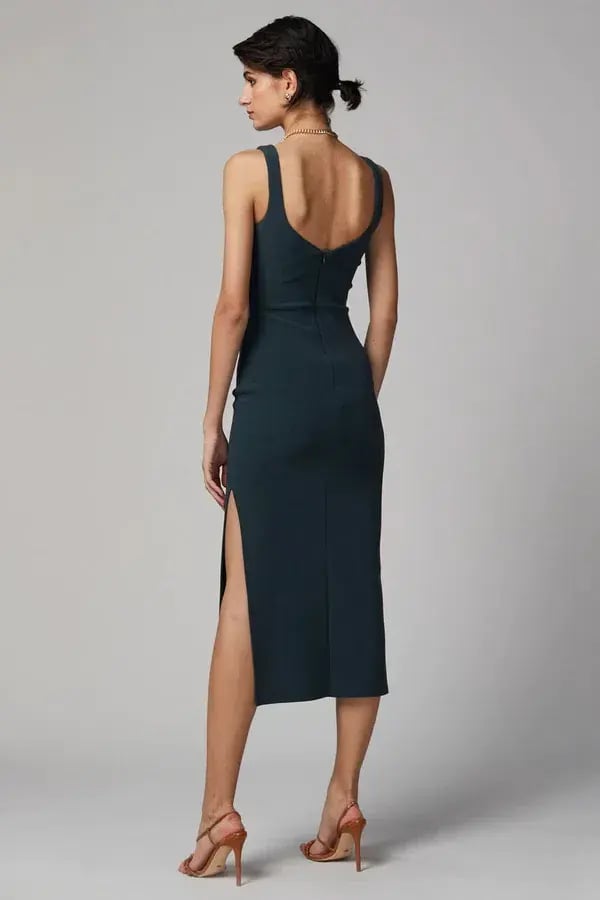 Bec and Bridge Joelle Midi Dress Fern Size 8 photo 3