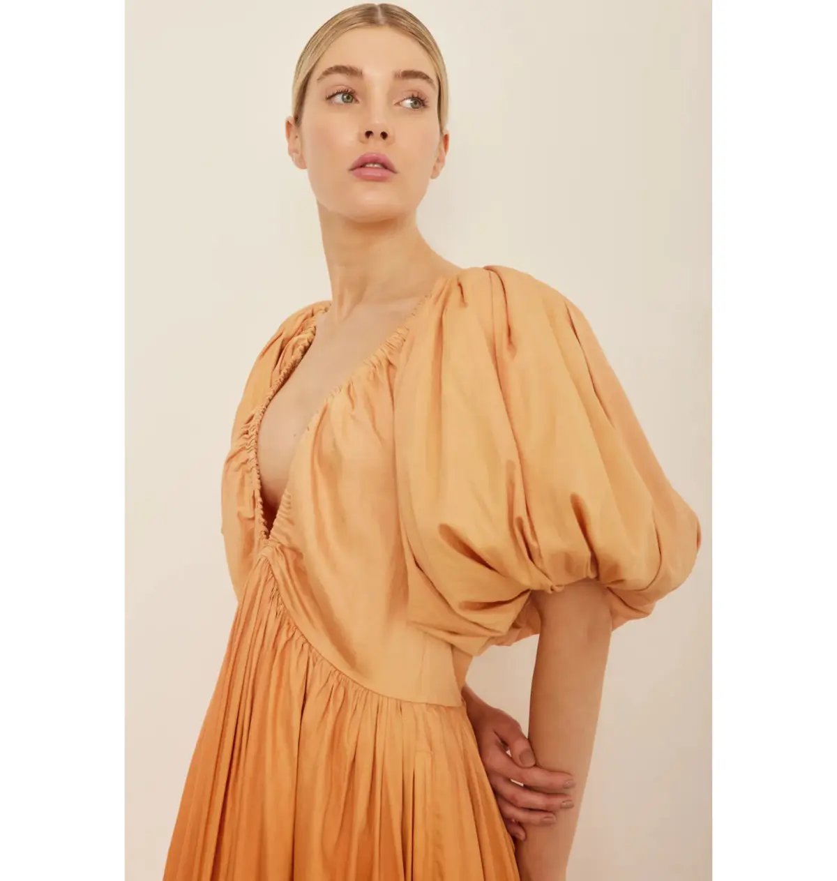 Rooh Collective Birthday Gown Orange Ombré Size AU 12 photo 3