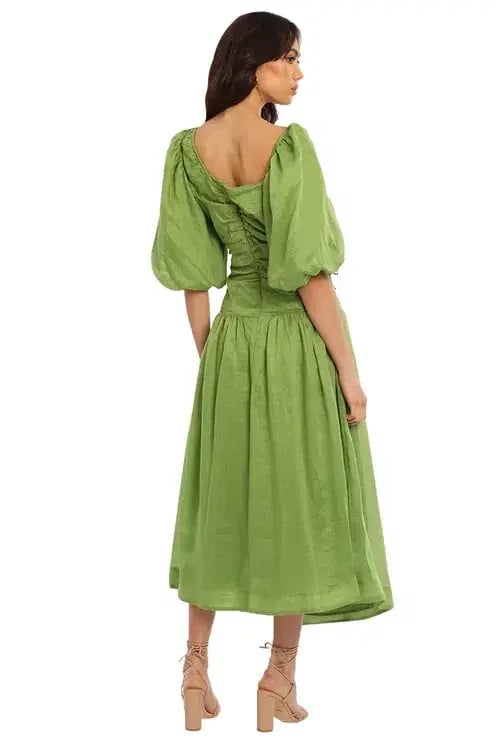Nicholas Wren Dress Stem Green Size 10 photo 3
