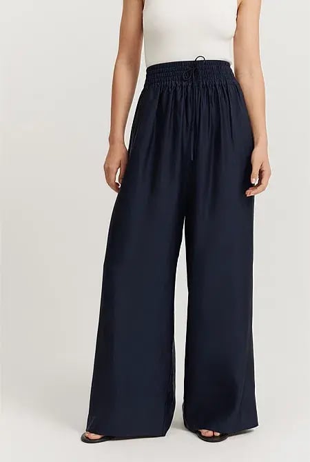Country Road Multi Channel Palazzo Pant Navy Size AU 8 photo 2