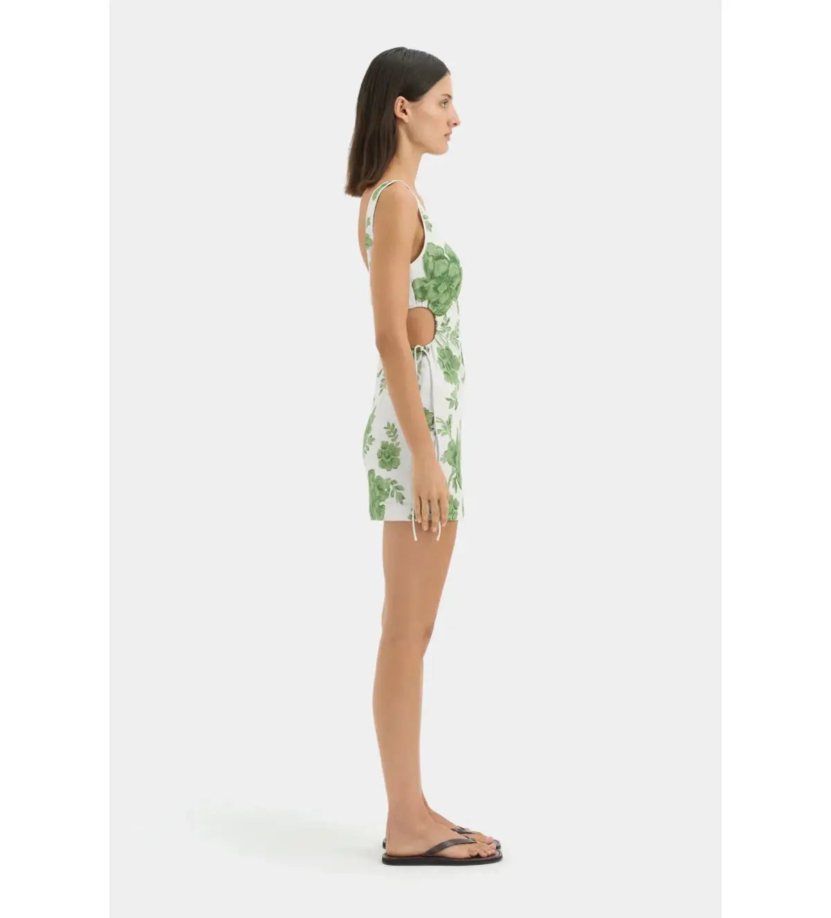 Sir the Label Gardella Cut Out Mini Dress Frisa Print Size 2 / AU 10 photo 3