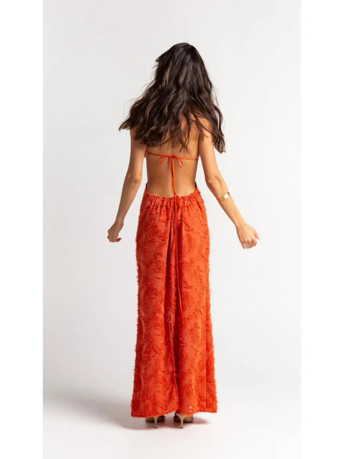 Arcina Ori Kara Dress Burnt Orange Size Small / AU 8 photo 3