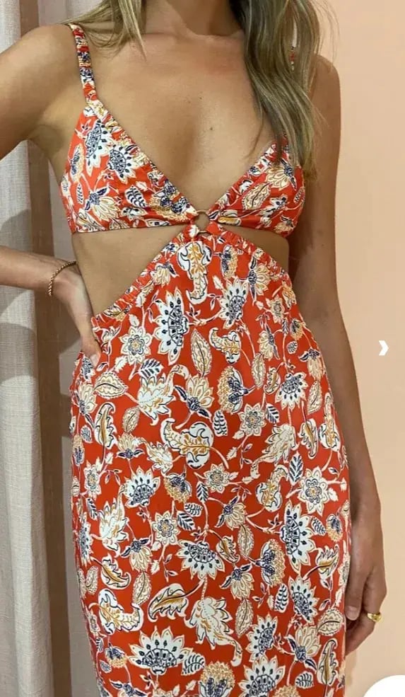 Bec & Bridge Ruby Maxi Dress Print Size 8 photo 7