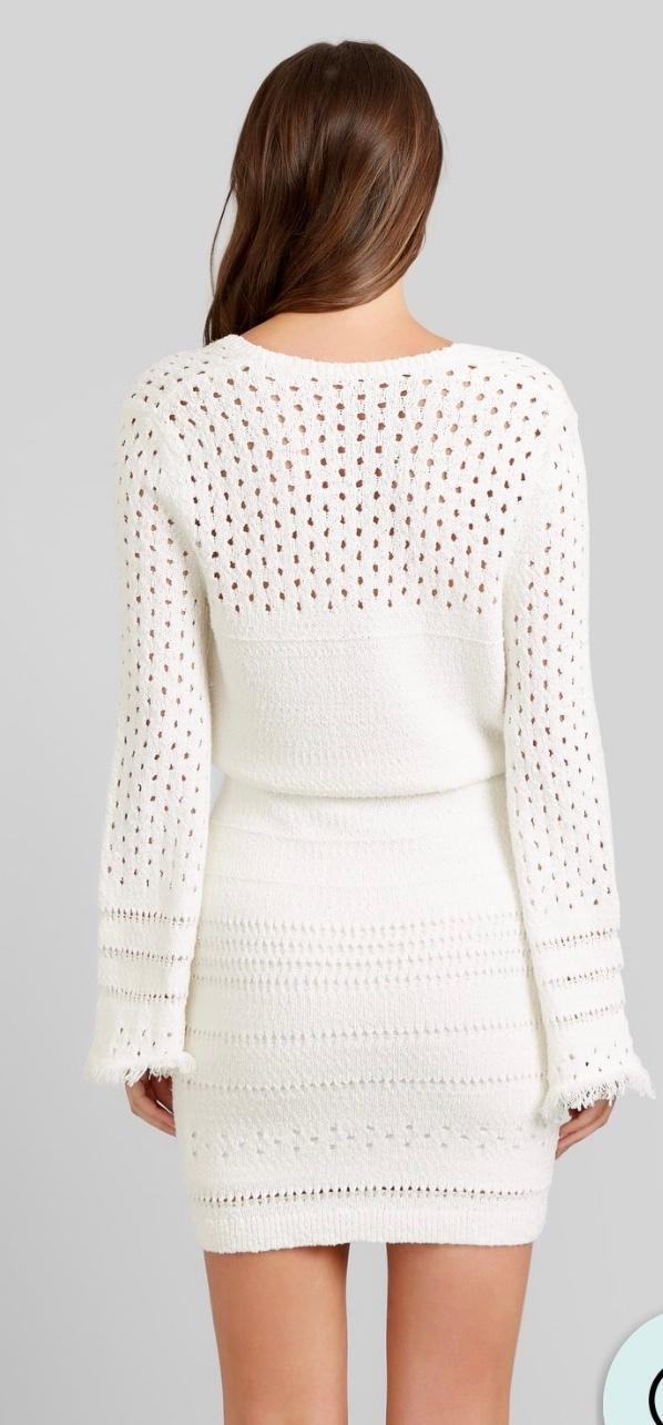 Kookai Arizona Dress White Size 8 photo 2