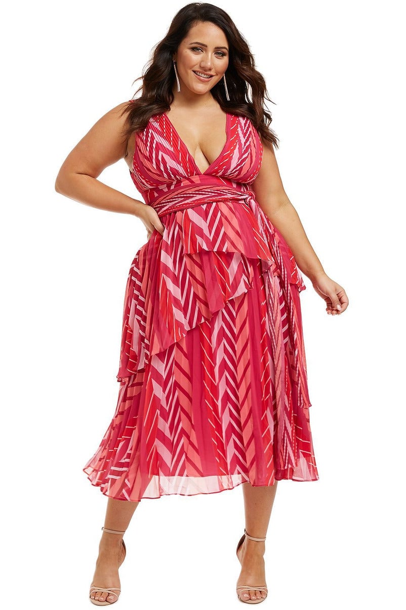 Talulah Sugar and Spice Midi Dress Tango Spice photo 2