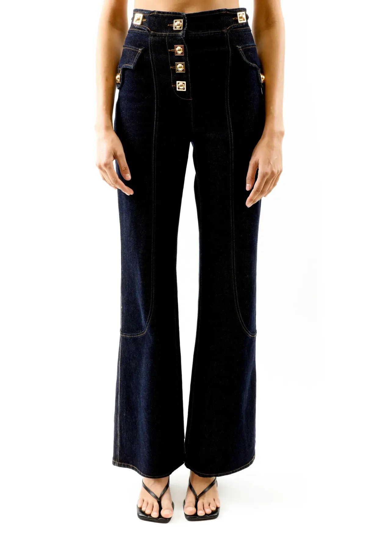 ALICE By Alice McCall Curtis Jean Denim Size 12 photo 4