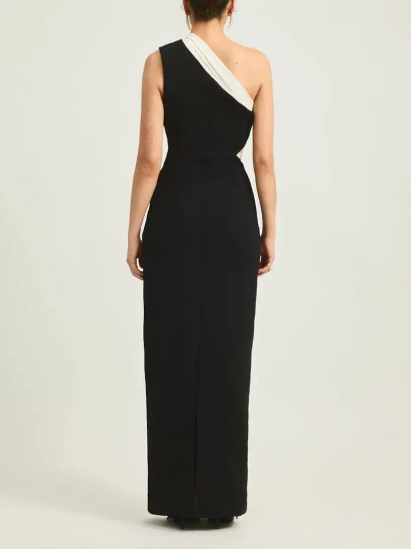 Tojha Tabitha Off Shoulder Gown in Black Size 6 photo 2