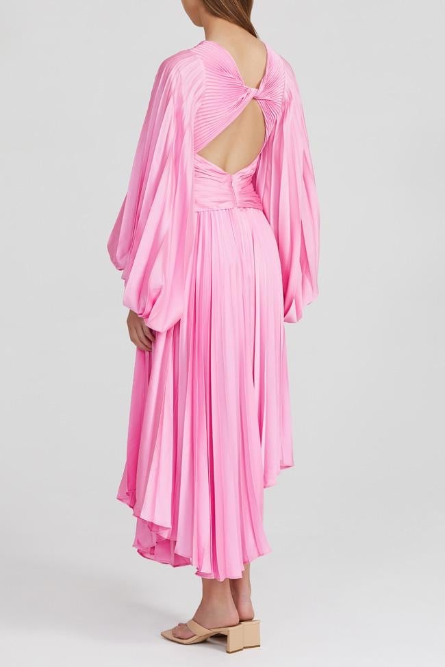 ACLER PALMS PLEAT DRESS - CONFETTI PINK photo 5