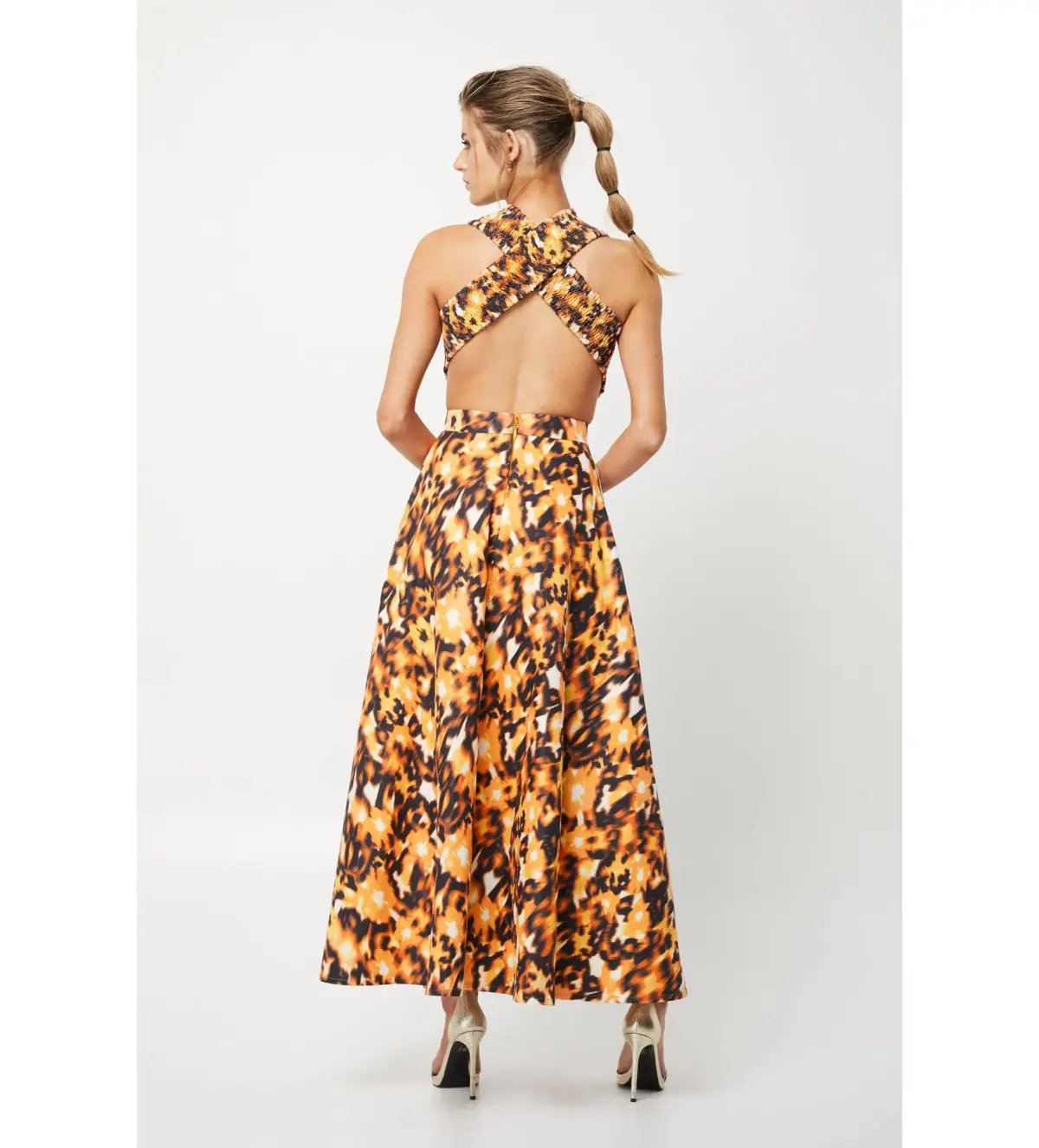 Mossman Inner Guidance Maxi Dress Print Size 16 photo 3