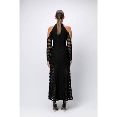 White Suede Time Stops Fishbone dress photo 3