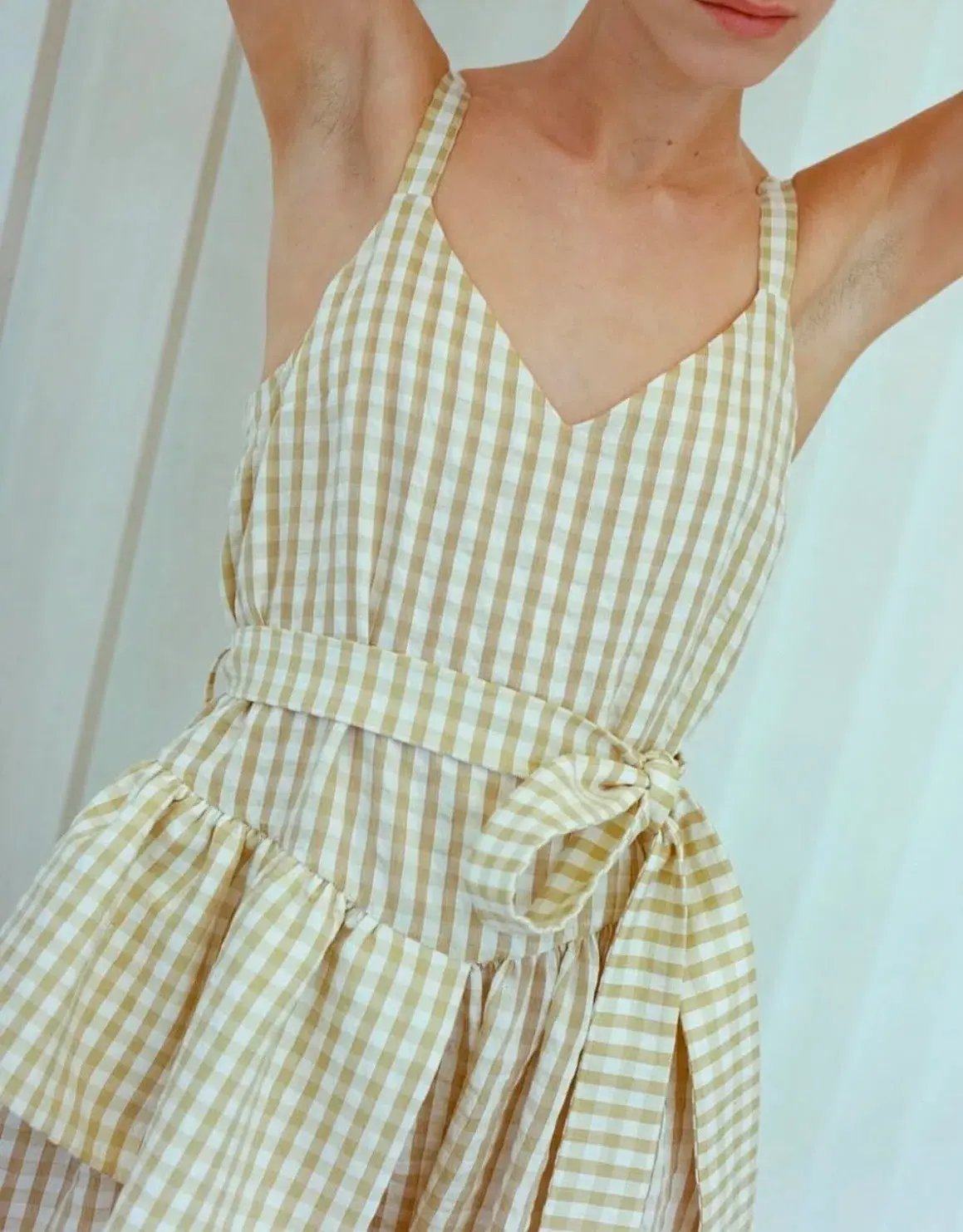 Sarah Jane Clark Bobo Dress Marigold Gingham Size 6 photo 5
