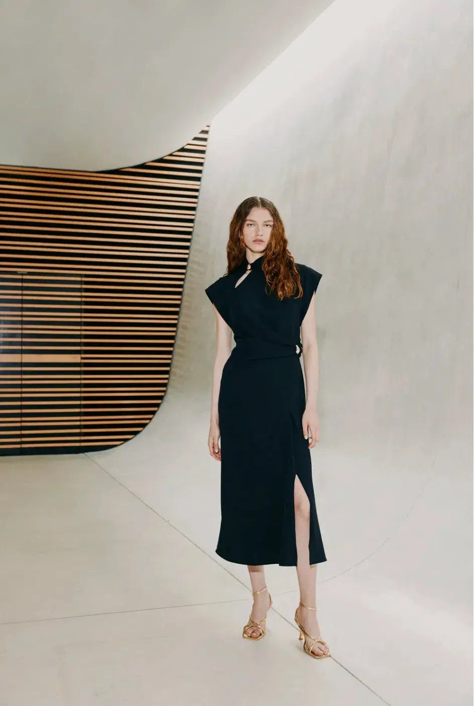 Manning Cartell High Definition Midi Dress Black Size 14 photo 3