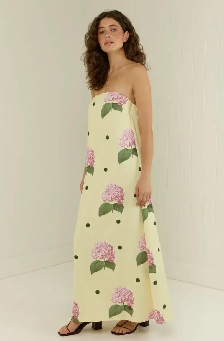 Alessia Dress Yellow Size 10 photo 2