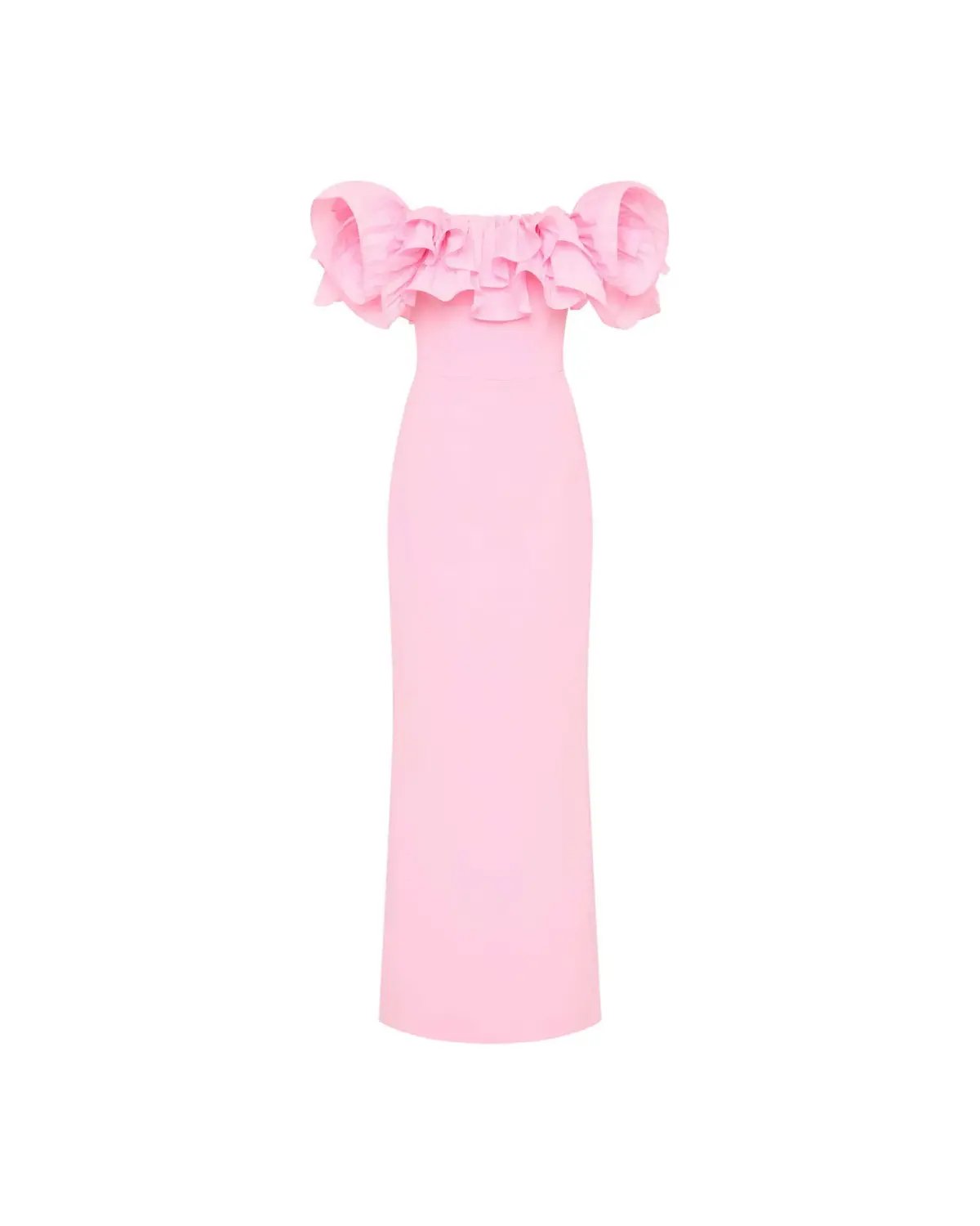 Rebecca Vallance Jenna Off Shoulder Gown Pink Size AU 8 photo 4