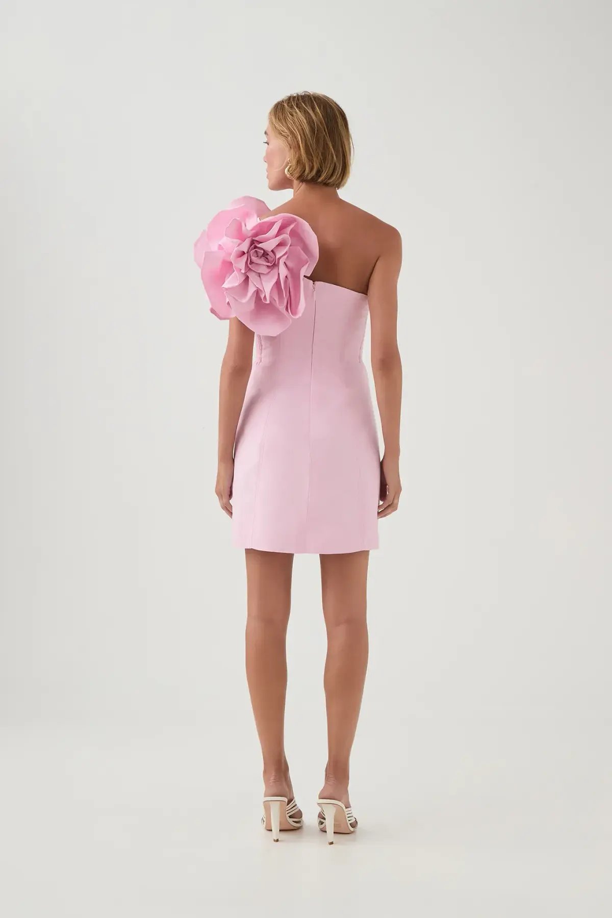Aje Florence Mini Dress Lilac Blush Size 12 photo 3