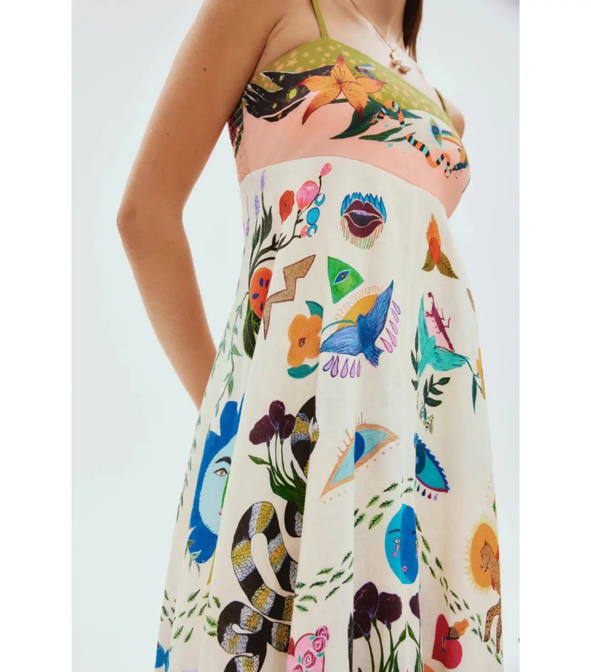 Alemais Evergreen Sundress Multi Size AU 10 photo 2