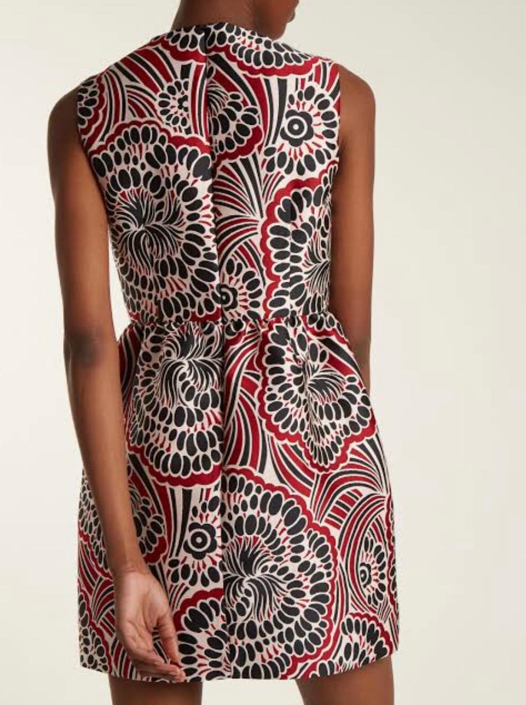 RedValentino Bambolina floral-jacquard mini dress Size 14 photo 3