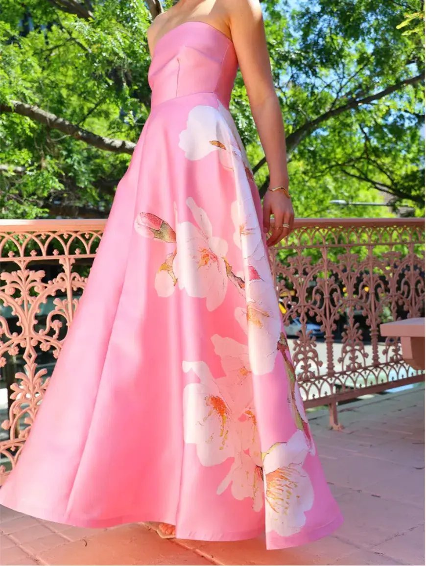 Aston Studio Audrey Maxi Dress in Parfeit Blossom Size AU 6 photo 2